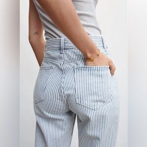 Mango Striped Matilda Jeans